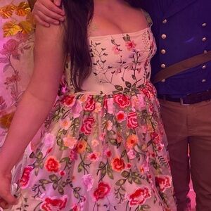 Wild Rose & Sparrow Fleur Embroidered Dress